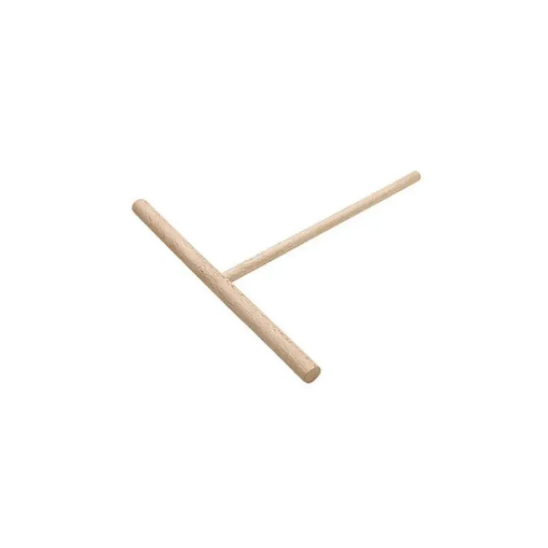 Spatules*MATFER Râteau à Crêpes Rond en Hêtre L.19.5cm