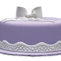 Décoration Comestible*PATISDECOR Ruban Pate à Sucre Bulles 1,25 m x H 3 cm (x2) Patisdécor