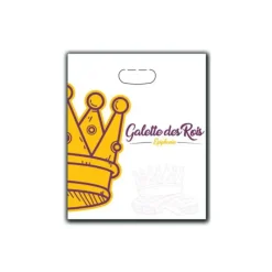 Emballage Alimentaire*CUISINEADDICT Sac à Galette Ingraissable 38x48cm Motif Couronne x100