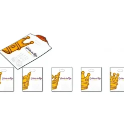 Emballage Alimentaire*CUISINEADDICT Sac à Galette Ingraissable 38x48cm Motif Couronne x100