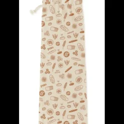 Sac En Tissu|Emballage Alimentaire*PEBBLY Sac à Pain Coton Bio Marron 65 x 20 cm