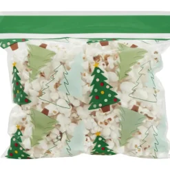 Emballage Alimentaire*WILTON Sachet Bonbon Refermable Sapin de Noël 18,5 x 18,5 cm (x20)