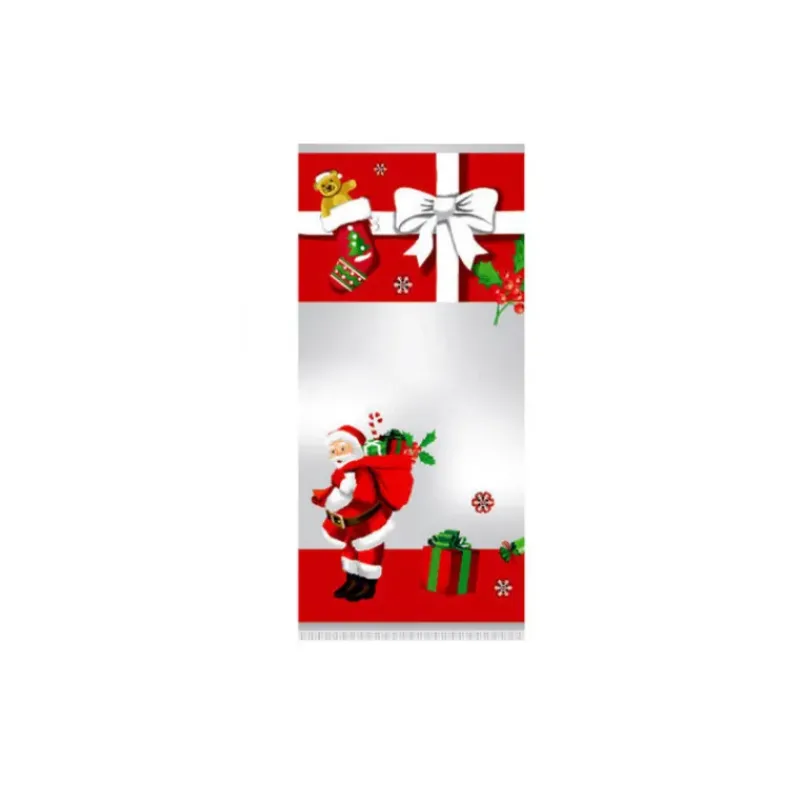 Emballage Alimentaire*CUISINEADDICT Sachet Confiserie 12x26cm Père Noël et sa Hotte (x100)