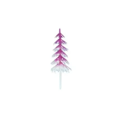 Décoration Gâteau*MALLARD FERRIERE Sapin Blanc et Fuchsia Volume x144