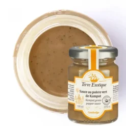 Fonds De Sauce - Sauces|Poivre*TERRE EXOTIQUE Sauce au Poivre Vert de Kampot 100 ml