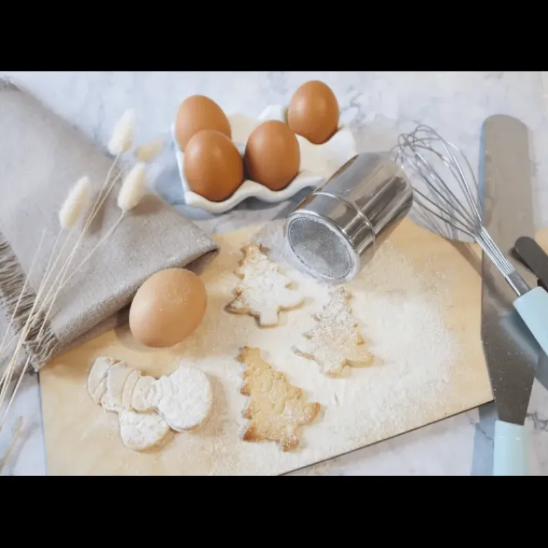 Ustensiles Pâtisserie*SCRAPCOOKING Saupoudreuse Maille Fine 80 g