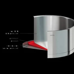 Sauteuses*CRISTEL Sauteuse Ø 24 cm Strate Amovible Inox Exceliss