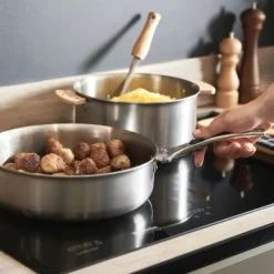 Sauteuses*DE BUYER Sauteuse Droite Inox Amovible Ø 24 cm Alchimy Loqy