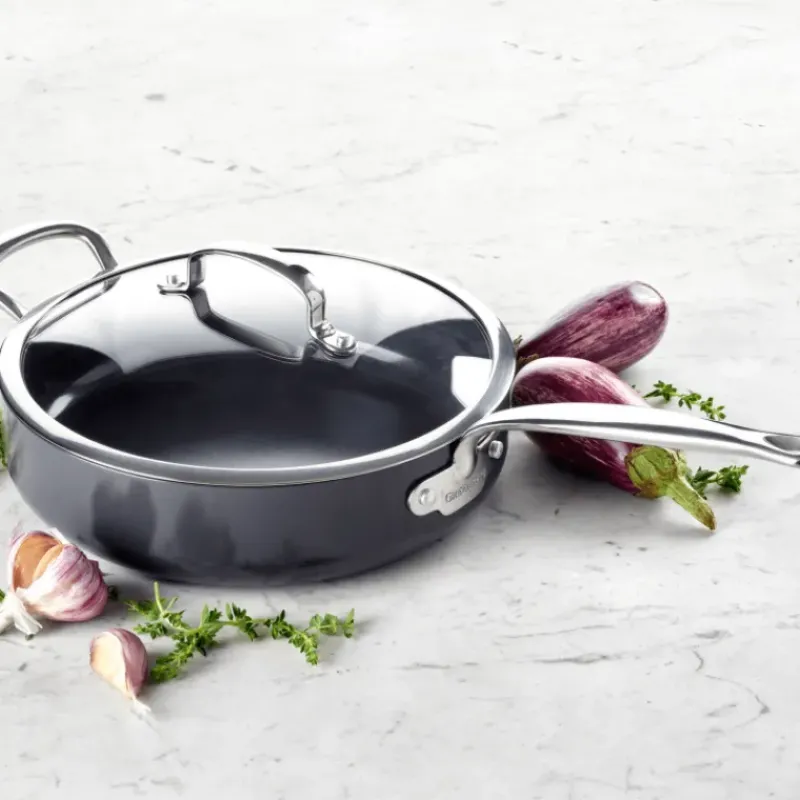 Sauteuses*GREENPAN Sauteuse en Céramique Ø 28 cm + couvercle, collection BARCELONA PRO