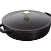 Sauteuses*STAUB Sauteuse en Fonte Chistera 24 cm Noir