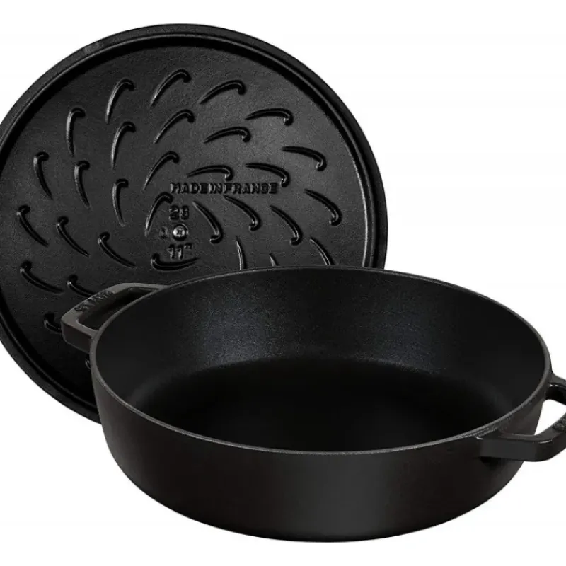 Sauteuses*STAUB Sauteuse en Fonte Chistera 24 cm Noir