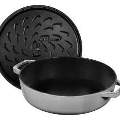 Sauteuses*STAUB Sauteuse en Fonte Chistera 24 cm Gris Graphite