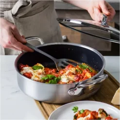 Sauteuses*GREENPAN Sauteuse Inox Ø 26 cm avec Couvercle PREMIERE