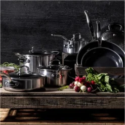Sauteuses*GREENPAN Sauteuse Inox Ø 26 cm avec Couvercle PREMIERE