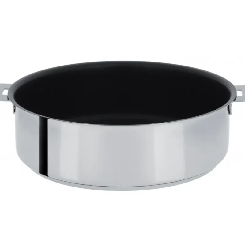 Sauteuses*CRISTEL Sauteuse Mutine Ø 24 cm Manche Amovible Anti-Adhésive Inox