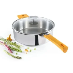 Sauteuses*CRISTEL Sauteuse Mutine Ø 32 cm Manche Amovible Inox