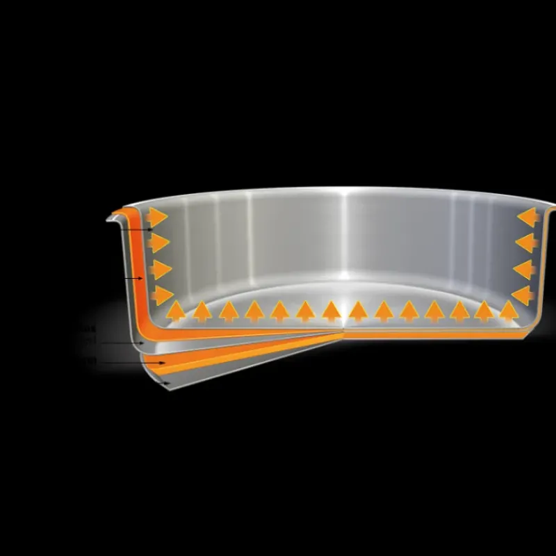 Sauteuses*CRISTEL Sauteuse Mutine Ø 24 cm Manche Amovible Inox