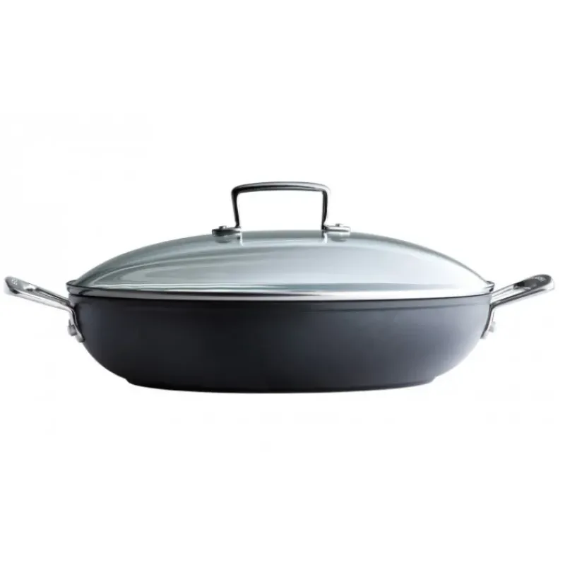 Sauteuses*LE CREUSET Sauteuse Provençale 30 cm Anti-Adhérente avec couvercle Les Forgées
