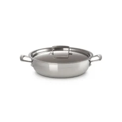 Sauteuses*LE CREUSET Sauteuse Provençale en Inox et Couvercle 30 cm