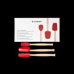 Spatules|Maryses Et Cuillères*LE CREUSET Set de 3 Spatules Silicone Cerise