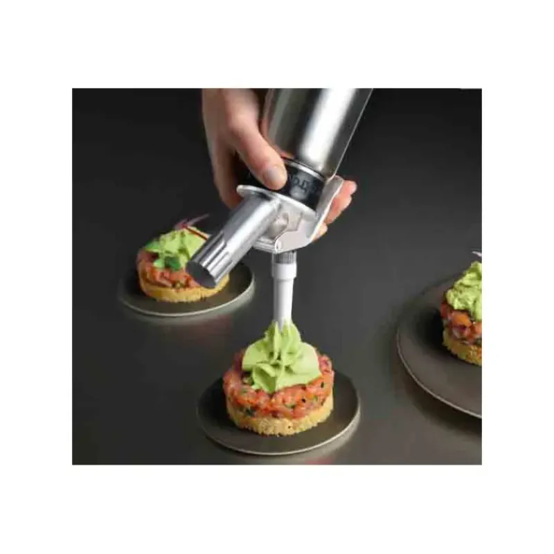 Siphons & Cartouches*MASTRAD Siphon de Cuisine Professionnel en Inox 1L