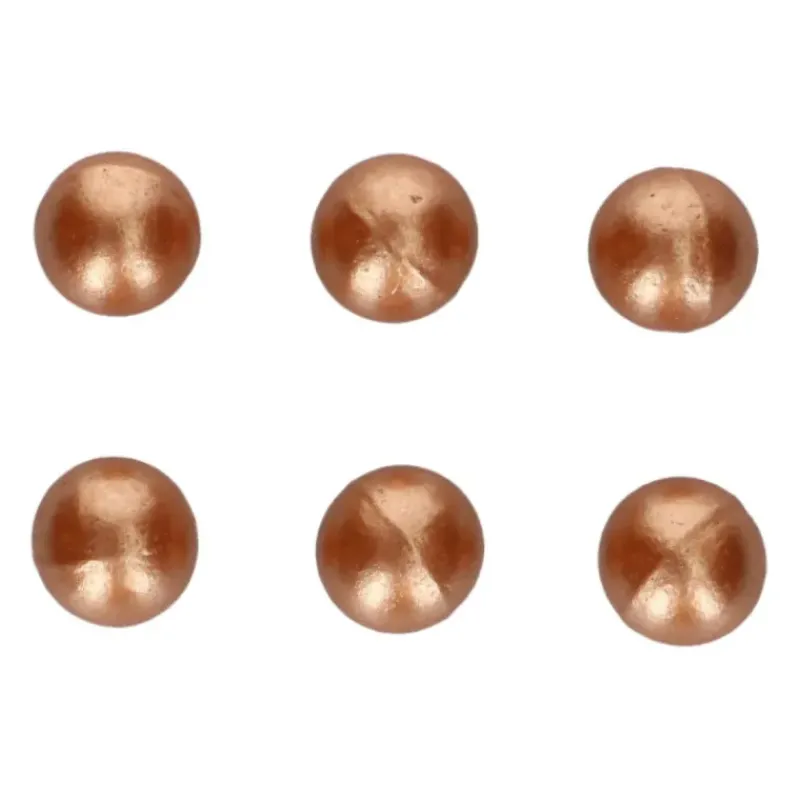 Décoration Comestible*FUNCAKES Sphère en Chocolat Bronze 2 cm (x8)