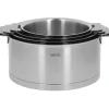 Casseroles*CRISTEL Série de 4 Casseroles Strate Amovible Inox