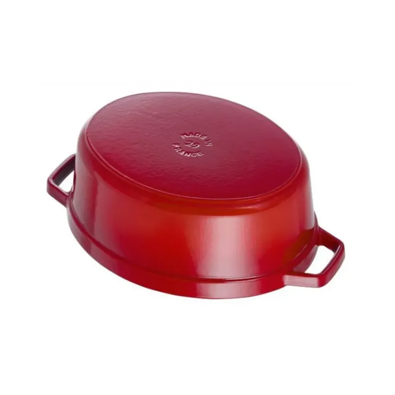 Cocotte En Fonte*STAUB Cocotte Fonte Ovale 23 cm Rouge Cerise 2,35 L