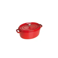 Cocotte En Fonte*STAUB Cocotte Fonte Ovale 37 cm Rouge Cerise 8 L