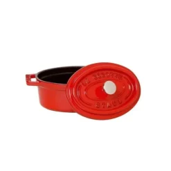 Cocotte En Fonte*STAUB Cocotte Fonte Ovale 29 cm Rouge Cerise 4,2 L
