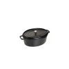 Cocotte En Fonte*STAUB Cocotte Fonte Ovale 31 cm Noir Mat 5,5 L