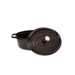 Cocotte En Fonte*STAUB Cocotte Fonte Ovale 23 cm Noir Mat 2,35 L