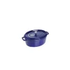 Cocotte En Fonte*STAUB Cocotte Fonte Ovale 29 cm Bleu Intense Majolique 4,2 L