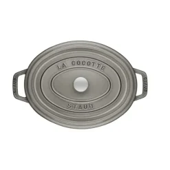 Cocotte En Fonte*STAUB Cocotte Fonte Ovale 17 cm Gris Graphite 1 L