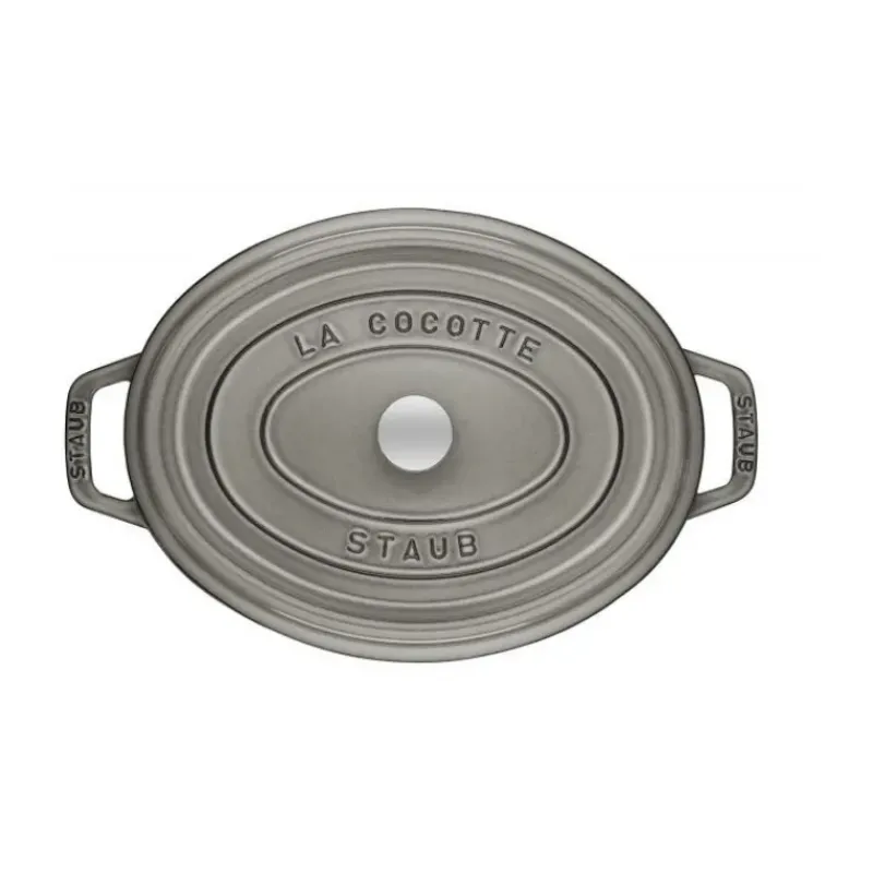 Cocotte En Fonte*STAUB Cocotte Fonte Ovale 15 cm Gris Graphite 0,6 L