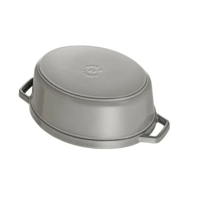 Cocotte En Fonte*STAUB Cocotte Fonte Ovale 15 cm Gris Graphite 0,6 L