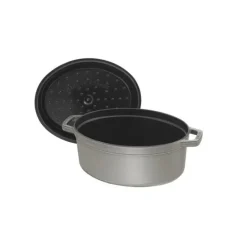 Cocotte En Fonte*STAUB Cocotte Fonte Ovale 15 cm Gris Graphite 0,6 L