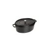 Cocotte En Fonte*STAUB Cocotte Fonte Ovale 41 cm Noir Mat 12 L