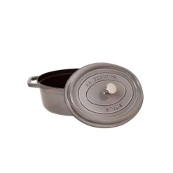Cocotte En Fonte*STAUB Cocotte Fonte Ovale 33 cm Gris Graphite 6,7 L