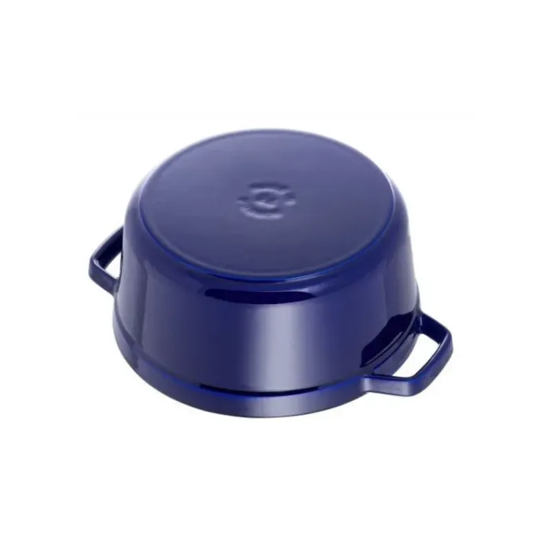 Cocotte En Fonte*STAUB Cocotte Fonte Ronde 26 cm Bleu Intense Majolique 5,2 L