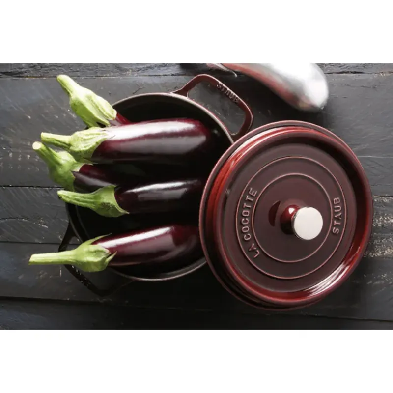 Cocotte En Fonte*STAUB Cocotte Fonte Ronde 28 cm Grenadine Majolique 6,7 L
