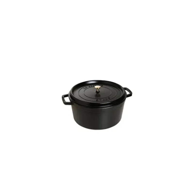 Cocotte En Fonte*STAUB Cocotte Fonte Ronde 14 cm Noir Mat 0,8 L