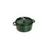 Cocotte En Fonte*STAUB Cocotte Fonte Ronde 28 cm Vert Basilic Majolique 6,7 L