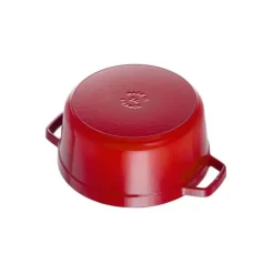 Cocotte En Fonte*STAUB Cocotte Fonte Ronde 26 cm Rouge Cerise 5,2 L
