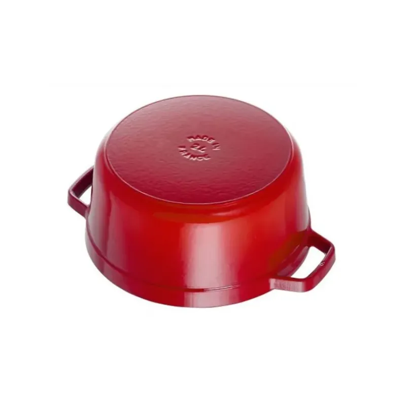 Cocotte En Fonte*STAUB Cocotte Fonte Ronde 26 cm Rouge Cerise 5,2 L