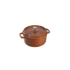 Cocotte En Fonte*STAUB Cocotte Fonte Ronde 24 cm Cannelle Majolique 3,8 L