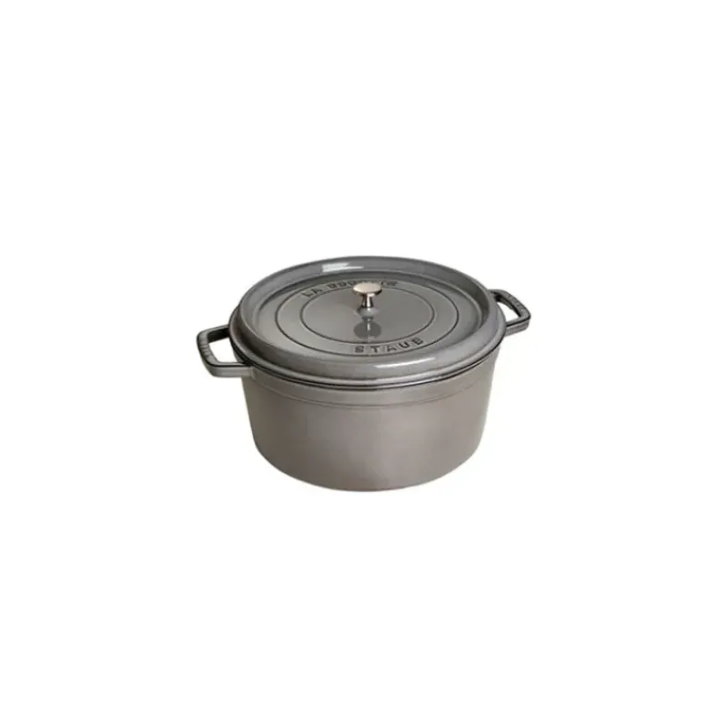 Cocotte En Fonte*STAUB Cocotte Fonte Ronde 28 cm Gris Graphite 6,7 L