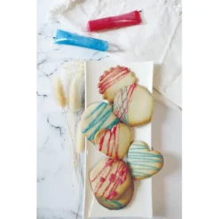 Nappages Et Glaçages*SCRAPCOOKING Stylo Glaçage Gel Bleu Pailleté 26 g