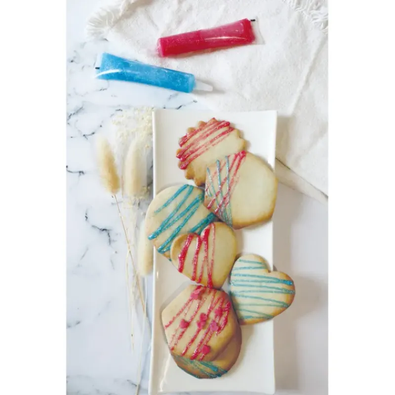 Nappages Et Glaçages*SCRAPCOOKING Stylo Glaçage Gel Rose Pailleté 26 g