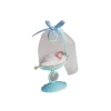 Décoration Gâteau*NORDIA Sujet bapteme Garçon Berceau Bleu 10 cm